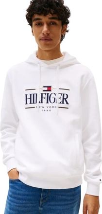 Tommy Hilfiger Hoodies - Heren - Hoodies - Wit - M - Hoodies & sweatvesten