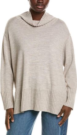 Eileen Fisher Turtleneck Wool Sweater