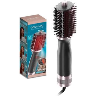 Cecotec Air DryBold Elite Black: Spazzola styler ad aria calda l 1200W l 3 modalit&agrave;: asciuga, mette in piega e liscia l Tecnologia ionica