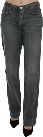 Just Cavalli Straight Jeans - Dames - Regular Fit Jeans - Grijs - W30 - Jeans