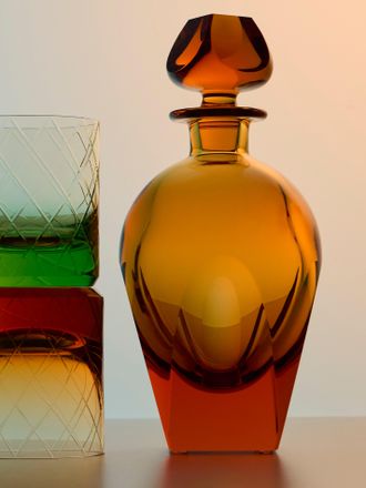 Moser Bar Hand-Blown Crystal Decanter (26.5oz/750ml)