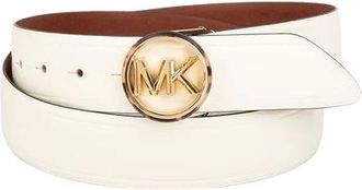 Michael Kors Cintur&oacute;n Tort Buckle de 38 mm - Accessories - Mujer - Blanco - XL