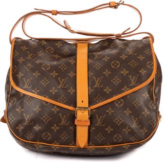 Louis Vuitton Pre-owned Womens Saumur GM Shoulder Bag - Brown - One Size
