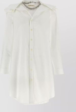 Y / Project shirt dress with long sleeves and pointed collar