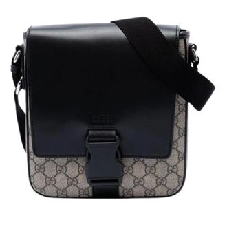 Gucci Pre-owned Messenger Bag - unisex - Pre-owned - Beige - Maat: ONE Size Leer