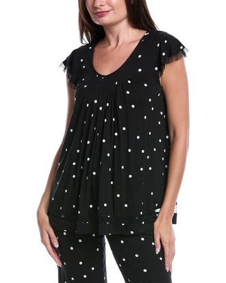 Ellen Tracy Flutter Sleeve Top