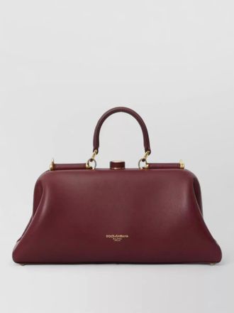 Dolce & Gabbana grandma medium leather clutch bag