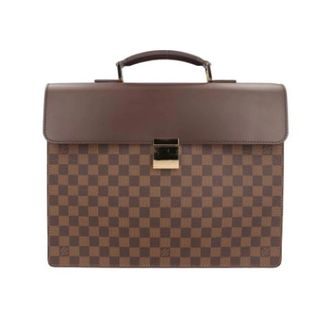 Louis Vuitton Pre-owned Damier Aktetas - Heren - Vintage Handtas - Bruin - ONE Size - Vintage