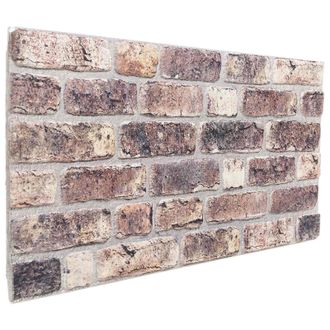 vidaXL Paneles De Pared 10 Pcs Marr&oacute;n Oscuro 100 X 50 Cm Espuma Eps Vidaxl
