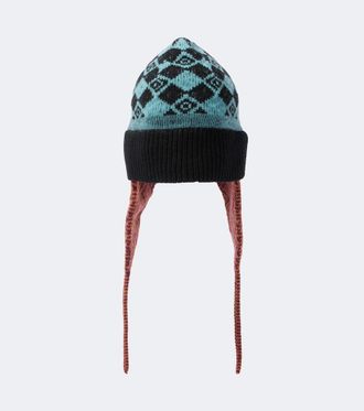 Dries Van Noten Jacquard wool beanie