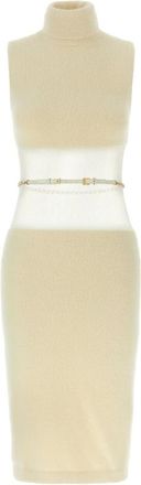 Elisabetta Franchi Dames, Jurken, Wit, Maat: M Katoen