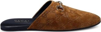 Gucci Horsebit Slide Sandal - Dames - Pantoffels - Bruin - 36 EU - Leer - Schoenen