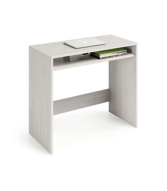 F.R.S. Escritorio Austin Con Hueco Interior Fijo En Blanco Alpes. 78 Cm (alto), 79 Cm (ancho), 43 Cm (fondo)