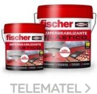 Fischer Impermeabilizante, 4l, Blanco, Con Fibras Fischer 547958