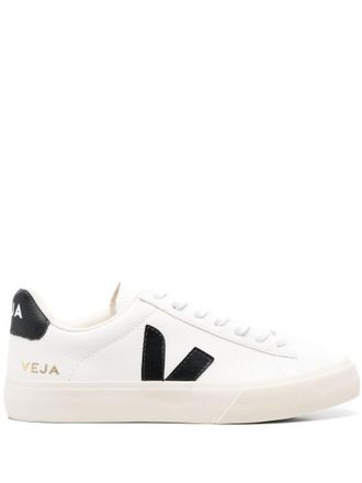 Veja BlackWhite Logo Sneakers