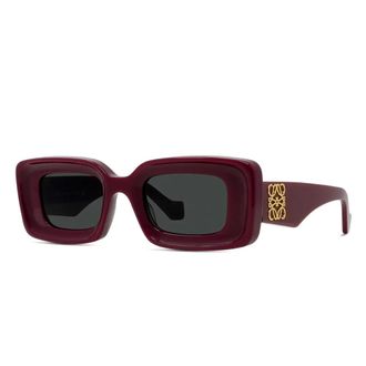 Loewe Sunglasses, female, Red, Size: 46 MM Chunky Anagram Sunglasses
