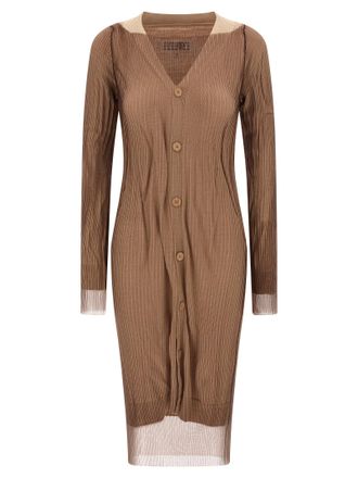 Maison Margiela Womens Trapped Double Layer Dress
