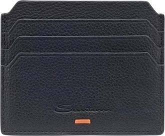Santoni Portacarte Card Holder - - Accessories - Uomo - Nero - ONE SIZE
