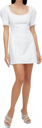 Lost + Wander Majorca Breeze Mini Dress In Off-White