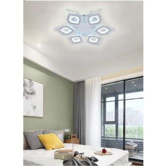 Trade Shop Trade Shop Traesio - Trade Shop - Lampadario Plafoniera Moderna Soffitto Luce Fredda 6500k Naturale 4000k 55w C27b