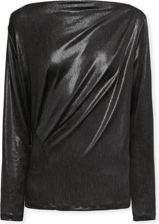 Elena Miro Dames, Blouses & Shirts, Zwart, Maat: 3XL Jersey