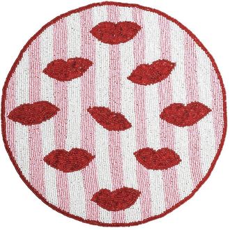 Tiramisu Sealed With A Kiss Beaded Placemat