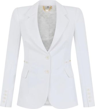 Elisabetta Franchi Donna, Giacche, Bianco, XS, new