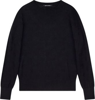 A|X Armani Exchange Truien & Vesten, Dames, Zwart, XS, Katoen, Pullover met ronde hals