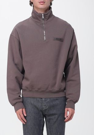 Jacquemus High Neck Relaxed Fit Cotton Jumper with Zip