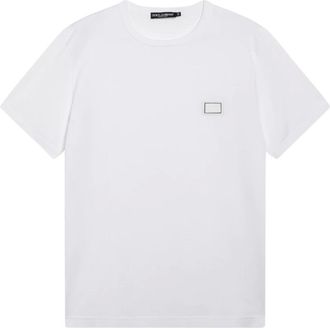Dolce & Gabbana Hombre, Camisetas, Blanco, Talla: L