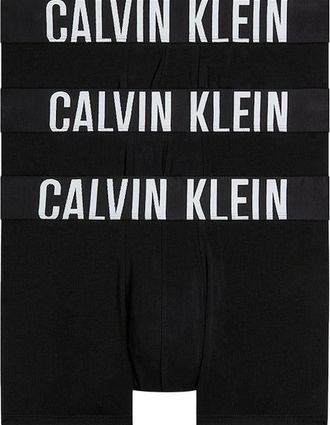 Calvin Klein Mens Calvin Klein 3-Pack Intense Power Boxer Trunks, Black - Size: 32/30/31