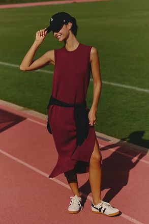 Varley Beatrice Sleeveless Sweater Midi Dress