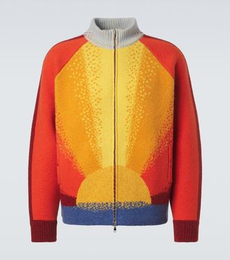 God's True Cashmere Radiant Sun cashmere zip-up sweater