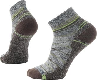 Smartwool Hike Light Cushion Pattern Ankle Socks Gray XL