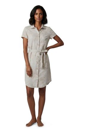 Lords of Harlech Paisley Explosion Womens Shirt Dress in Paisley Explosion Ivory at Nordstrom, Size X-Large