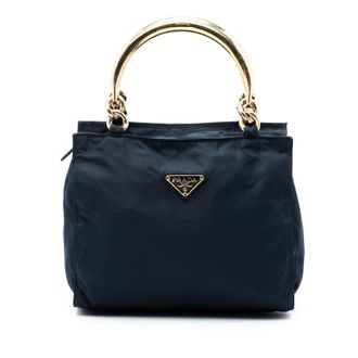 Prada Pre-owned Prada Tessuto Metal Handle Bag Ladies M1BT6D77PDD5UJ7Y