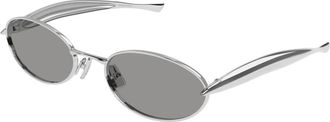 Bottega Veneta Bv 1386S 007 Zonnebrillen - unisex - Zonnebrillen - Grijs - 57 MM - Accessoires