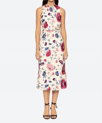 Sea New York Priscilla Midi Dress In Multicolor