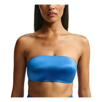 Nike (WMNS) Nike SKIMS Satin Shine Convertible Bandeau Bra Cobalt IR8688-445
