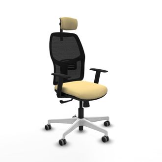 Piqueras y Crespo Silla De Oficina Piqueras Y Crespo Alfera Negro Soporte Lumbar