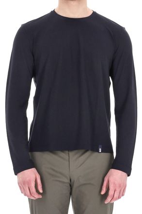 Drumohr Ice Cotton Long Sleeve Cotton T-Shirt
