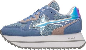 W6YZ Mujer, Zapatos, Azul, Talla: 38 EU