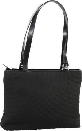 Bally Pre-owned Nylon totes - Dames - Vintage Shopper - Zwart - ONE Size - Nylon - Vintage