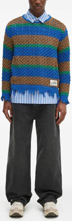 Andersson Bell Maglione a righe - Blu