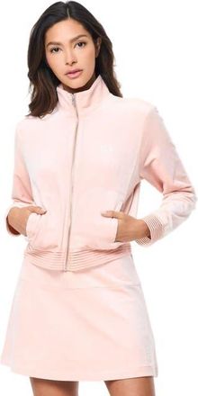 Sergio Tacchini Piera Velour Track Jacket in Evening Sand at Nordstrom, Size Xx-Large