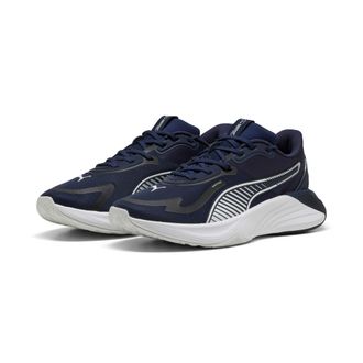 Puma Trainingsschuh PUMA PWR HYBRID TR, Damen, Gr. 41, weiss (puma navy, puma wei&szlig;, feather gray), Textil, Schuhe Trainingsschuh