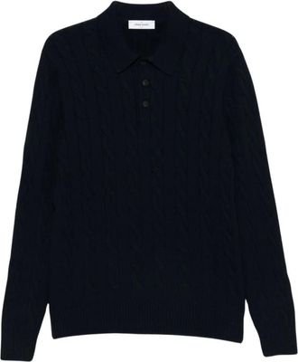 Gran Sasso Tops, Heren, Blauw, 2Xl, Wol, Pullover van Scheerwol