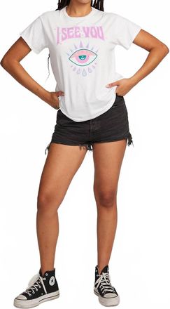 Chaser Magic Eye Tee In White