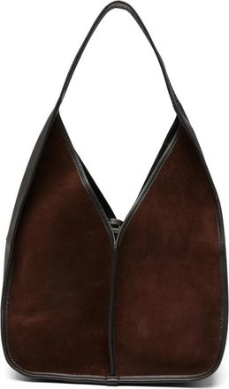 Hereu Calella Suede-panel Shoulder Bag