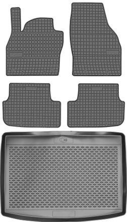 OEM Juego De Alfombrillas De Goma Para Coche Y Alfombrilla Para Maletero Del Seat Arona Crossover De 2017